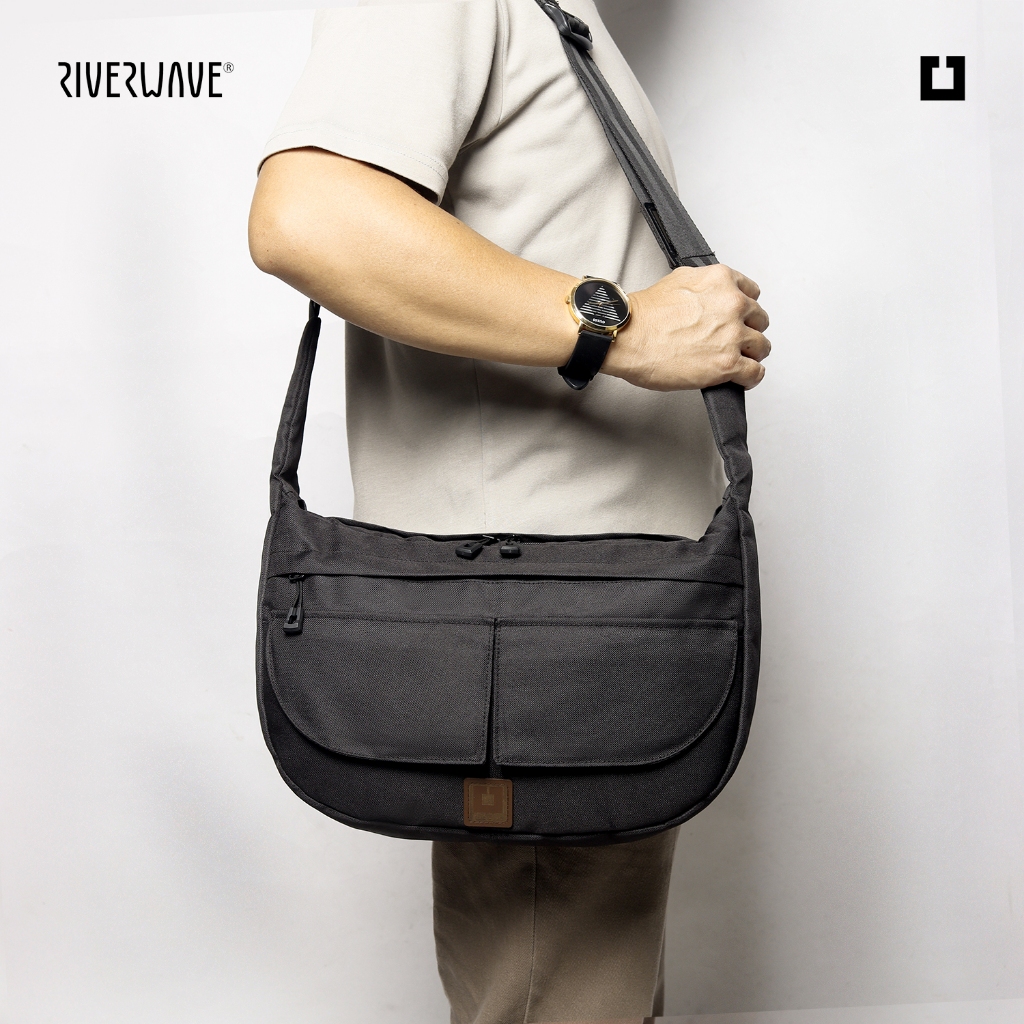 Riverwave Kano Tas Selempang Pria Vintage Premium Slingbag Cowok Keren