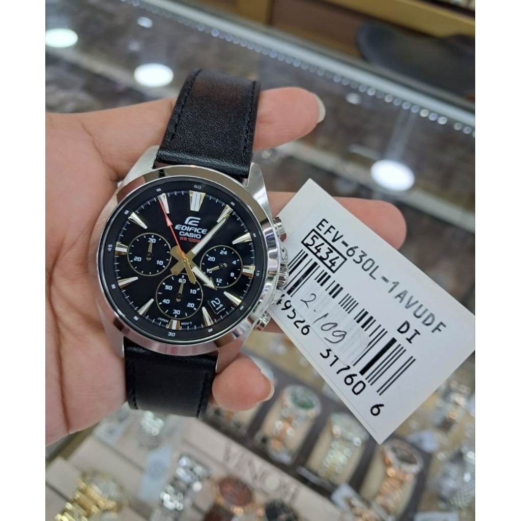 Jam Tangan Casio Pria EDIFICE EFV-630L-1A Original efv630