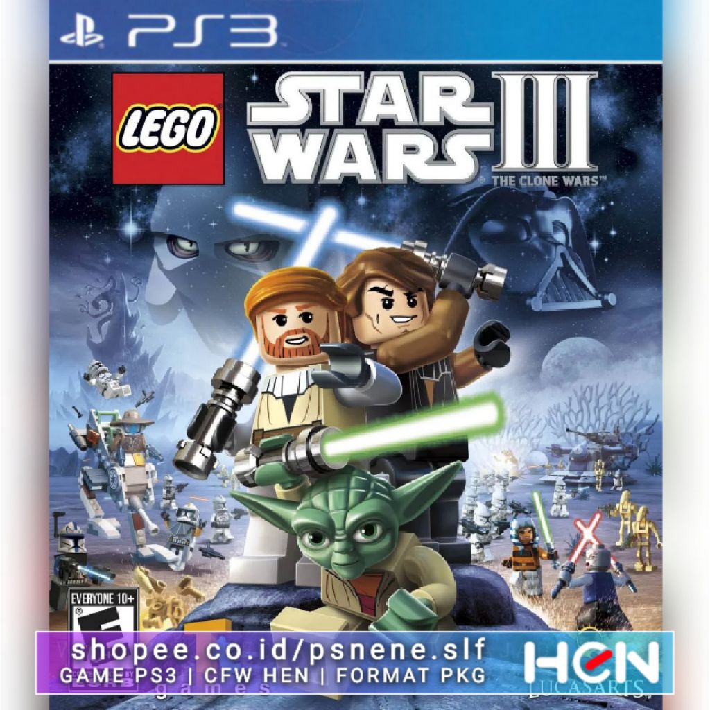 GAME PS3 LEGO STARWARS 3 THE CLONE WARS