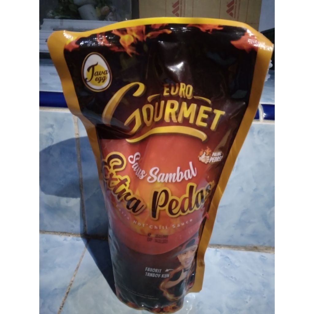 

euro gourmet saus sambal extra pedas 1 kg