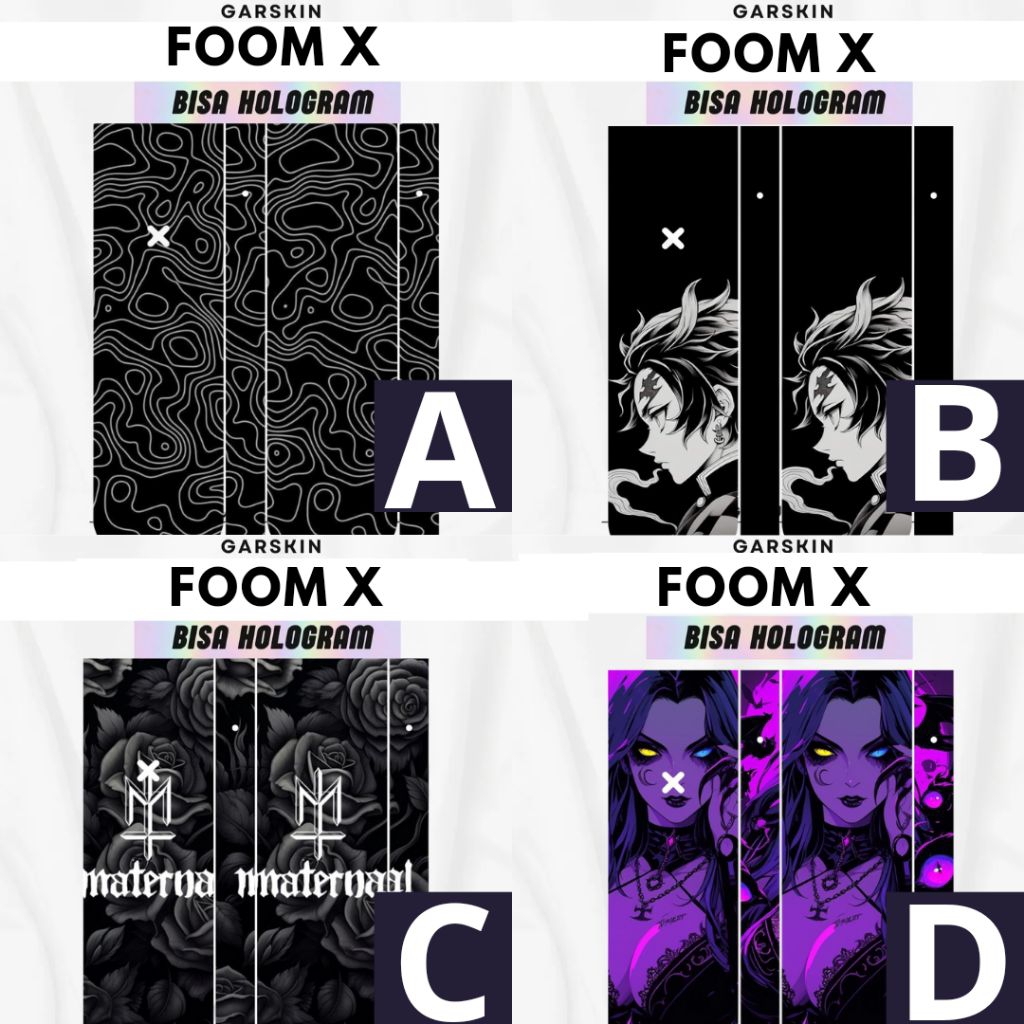 

stiker guard pelingdung/pengaman premium fhoommm exxx bisa hologram dan custom desain