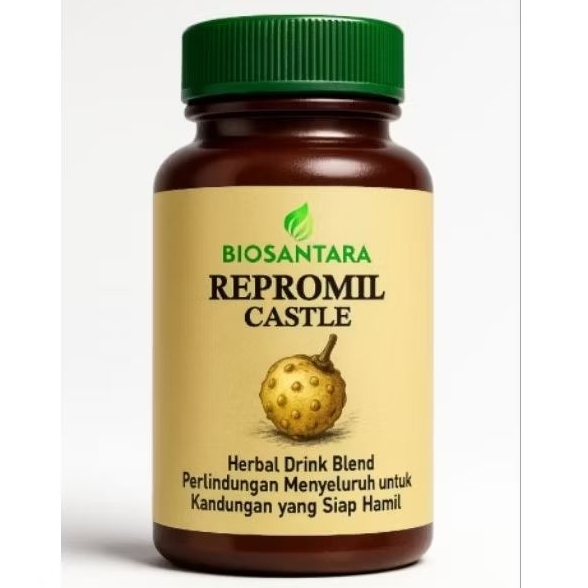 

BIOSANTARA REPROMIL CASTLE serbuk herbal 100gr | Dukung program hamil | keseimbangan hormon alami