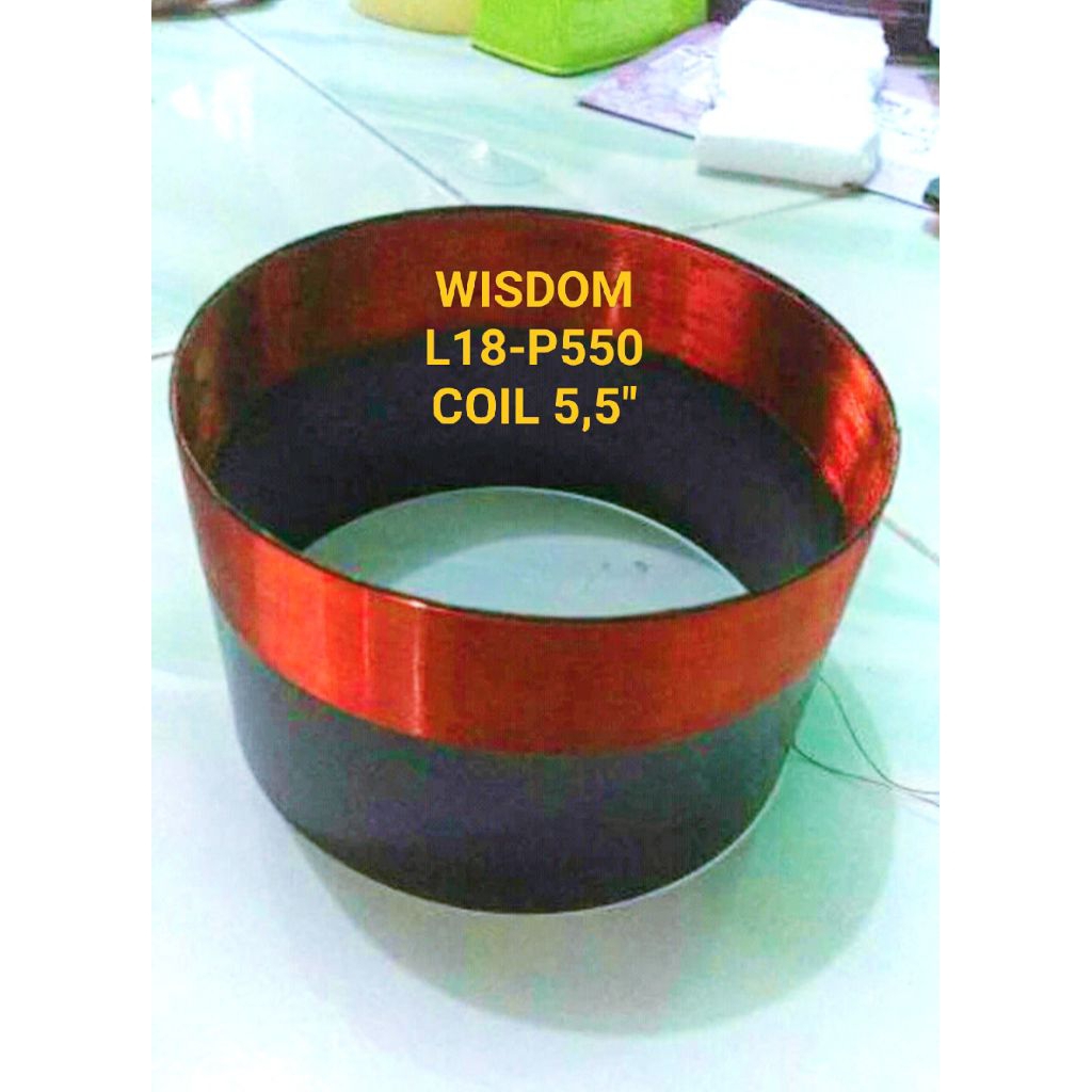 Spul Speaker WISDOM L18-P550 Coil 5,5" speaker wisdom 18 inch woofer L18-P550 L18P550 18P550