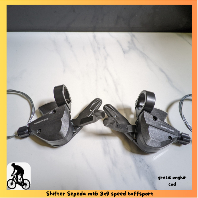 Shifter Sepeda mtb 3x9 speed taffsport