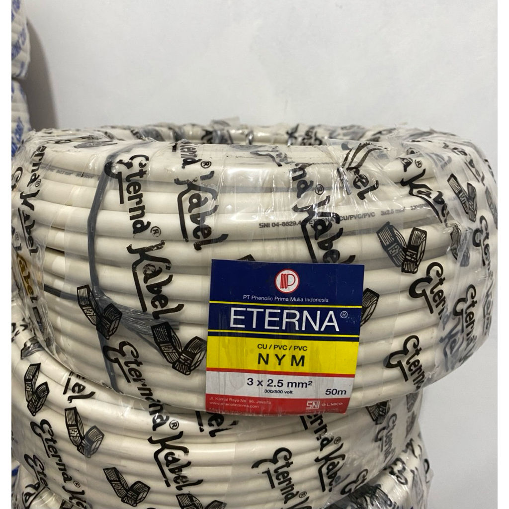 Kabel Eterna NYM 3x2.5mm Per Meter