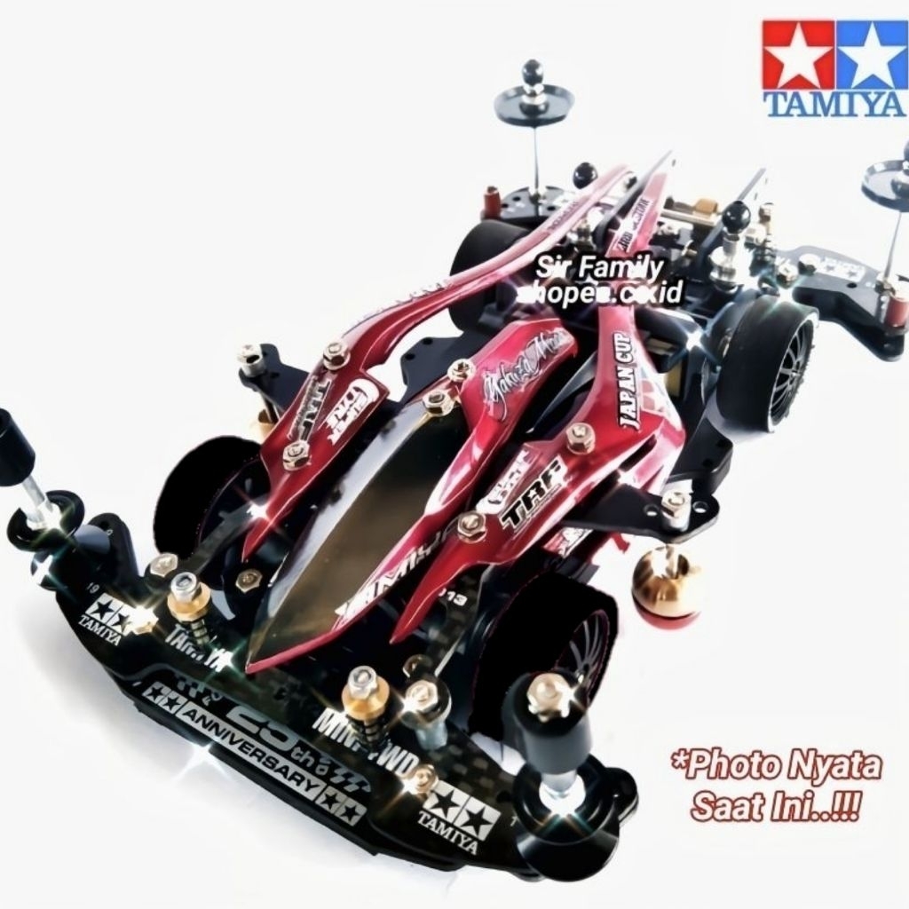 Original Tamiya Mini 4WD _ Tamiya STO _ Tamiya AR CHASSIS _  Sudah Termasuk Dinamo Sprint Dash _ Tam