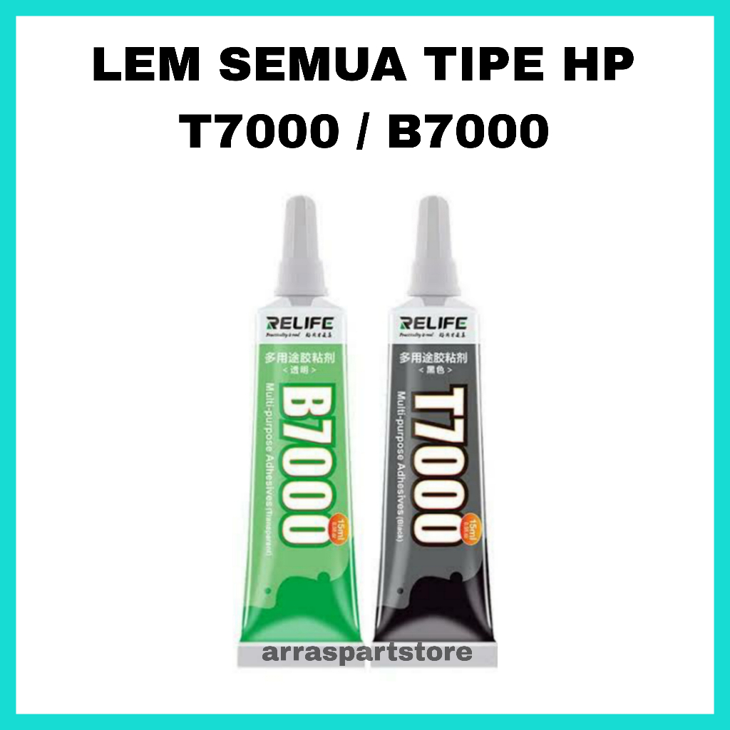 

LEM SUPER BISA BUAT SEMUA TIPE HP HITAM T7000 BENING B7000