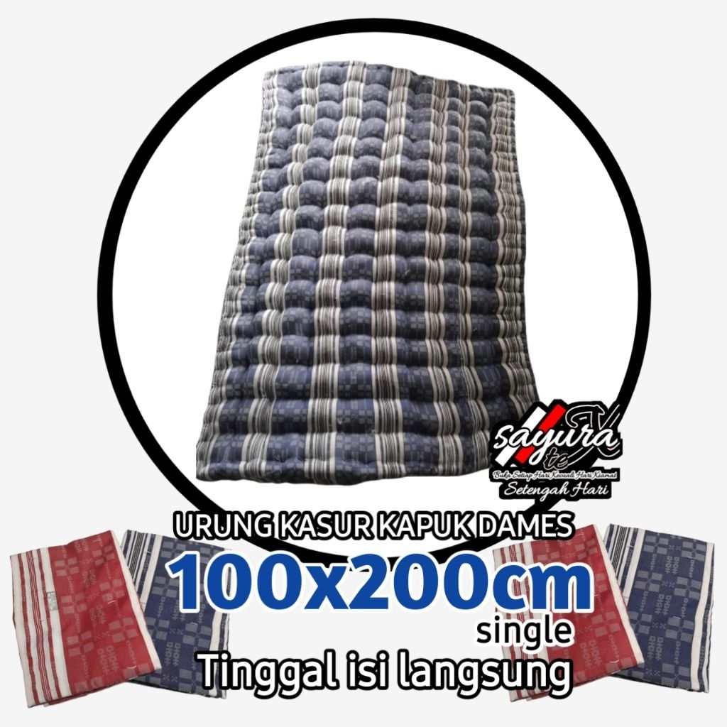 (100x200) URUNG KASUR KAPUK DAMES/KULIT KASUR KAPUK DAMES NO.4