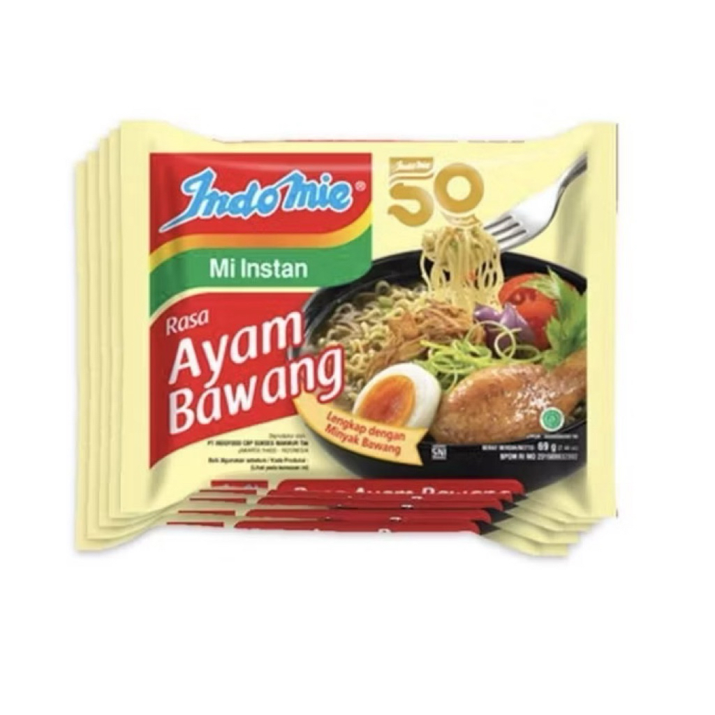 

INDOMIE AYAM BAWANG/INDOMIE SATUAN/INDOMEI 5pcs