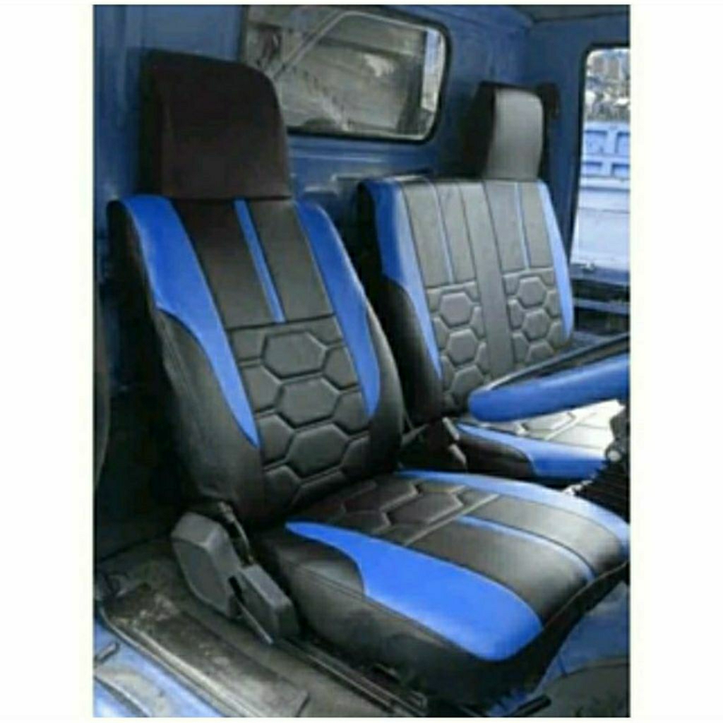 Cover jok/Sarung jok/Bungkus jok satu set ful busa untuk jenis Mobil truk Canter, Ragasa, Isuzu elf 