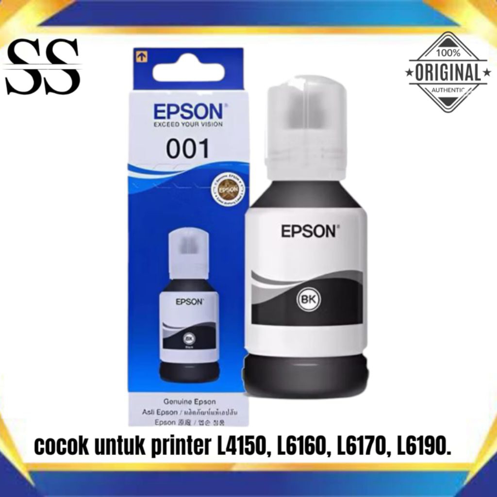 TINTA EPSON 001 BLACK ORIGINAL