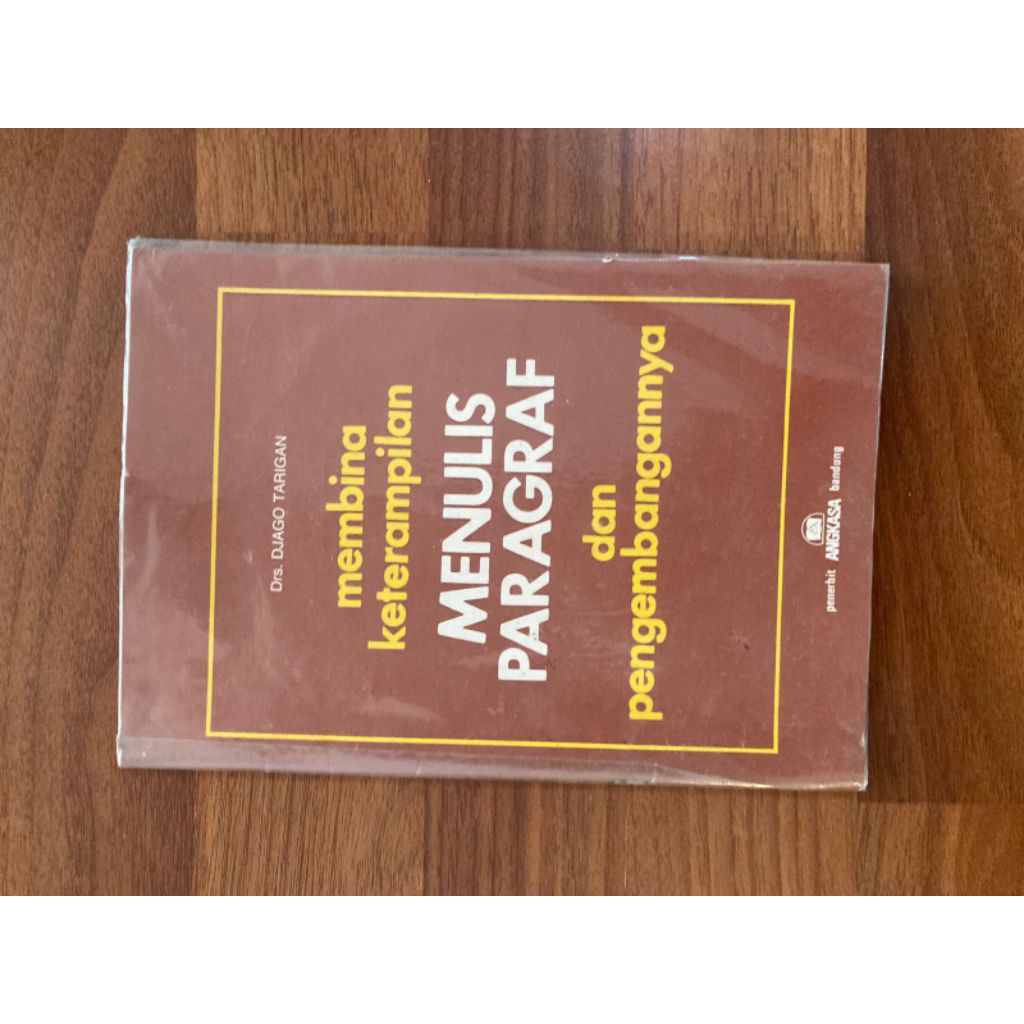 Buku membina keterampilan MENULIS PARAGRAF