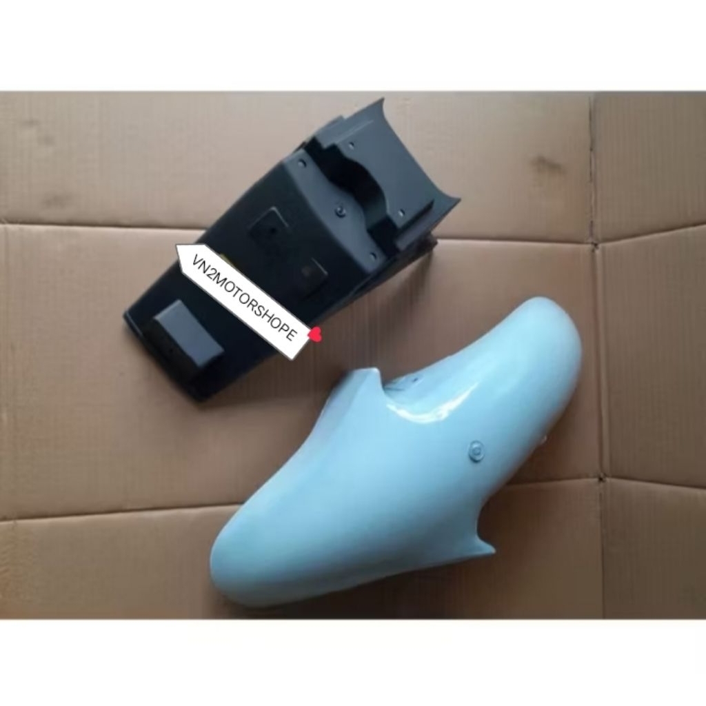 SLEBOR DEPAN BELAKANG KAWASAKI NINJA R RR WARNA PUTIH BERKUALITAS