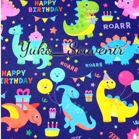 

Kertas Kado Ulang Tahun Kertas Kado Sansan Wawa. Kertas Kado Dinosaurus Ultah Tebal