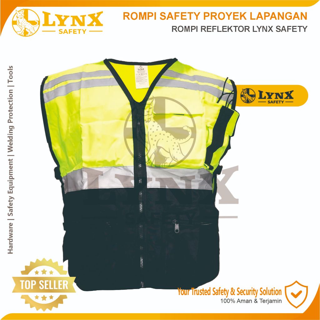 Rompi Safety 5 Kantong Scotlight Lynx Safety
