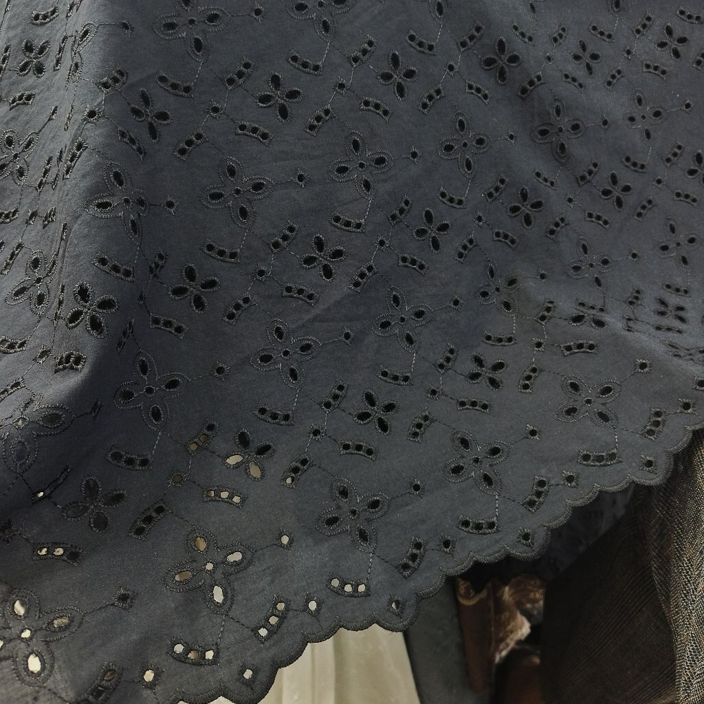 PROMO Kain Katun Bordir Meteran/Kain Katun Bordir/Kain Katun Bordir Premium