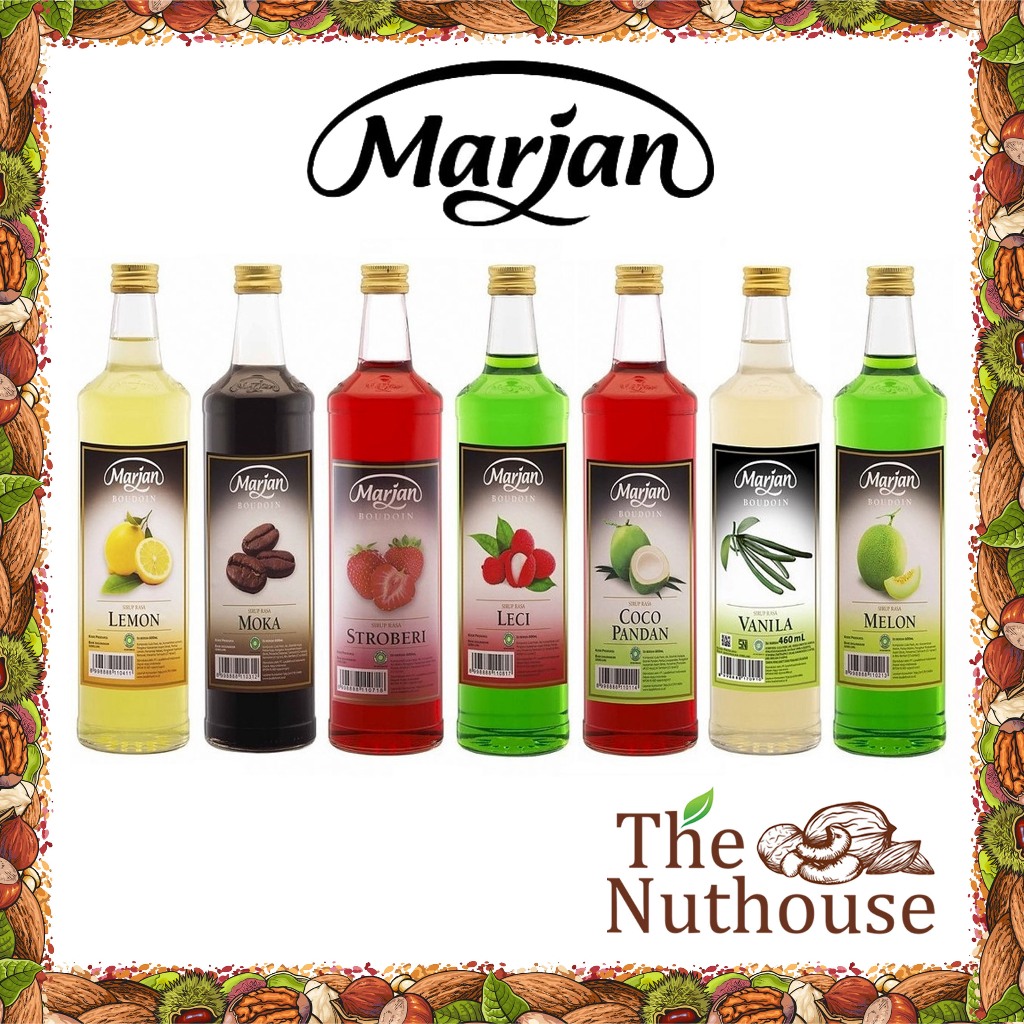 

MARJAN Syrup Boudoin 460 ml - Rose / CocoPandan / Melon / Moka / Leci / Vanilla / Strawberry [HALAL]