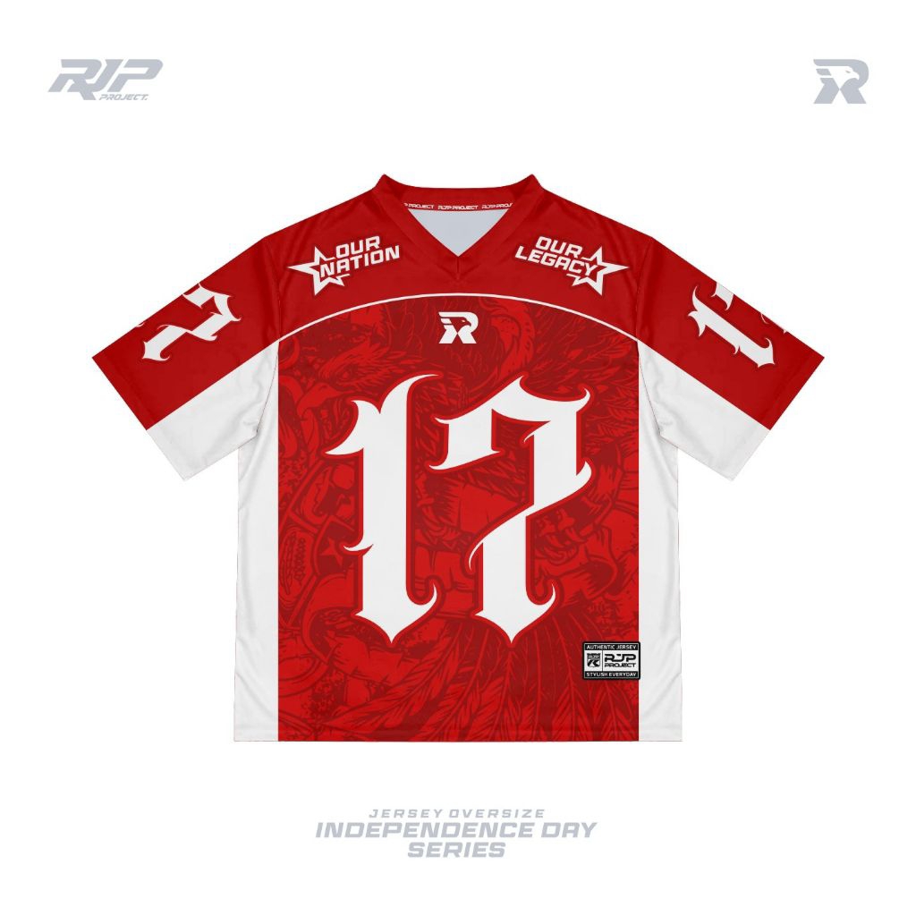 DISKON BAJU JERSEY STREETWEAR HOCKEY RUGBY BASEBALL TIMNAS INDONESIA 17 AGUSTUS SERIES TM 01 JERSEY