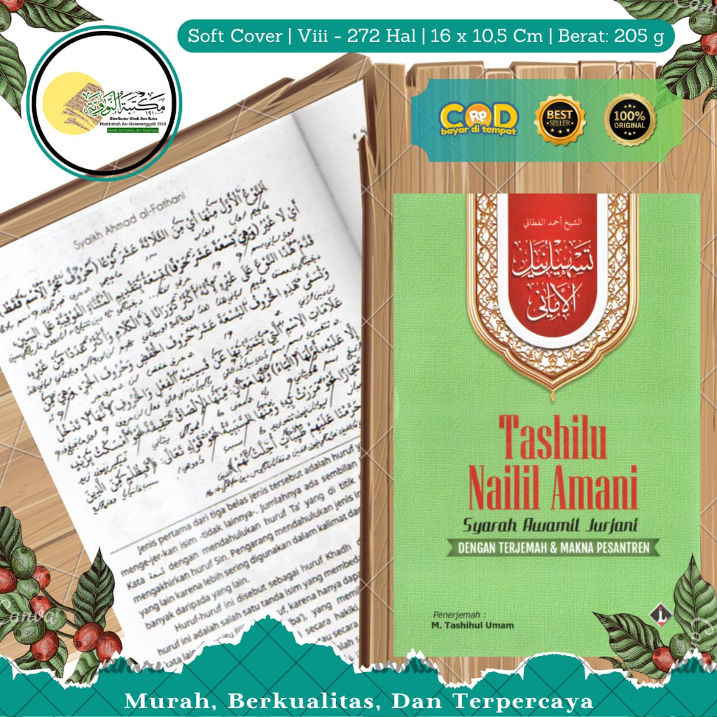 TERJEMAH TASHILUL NAILUL AMANI SYARAH AWAMIL JURJANI DILENGKAPI MAKNA PESANTREN