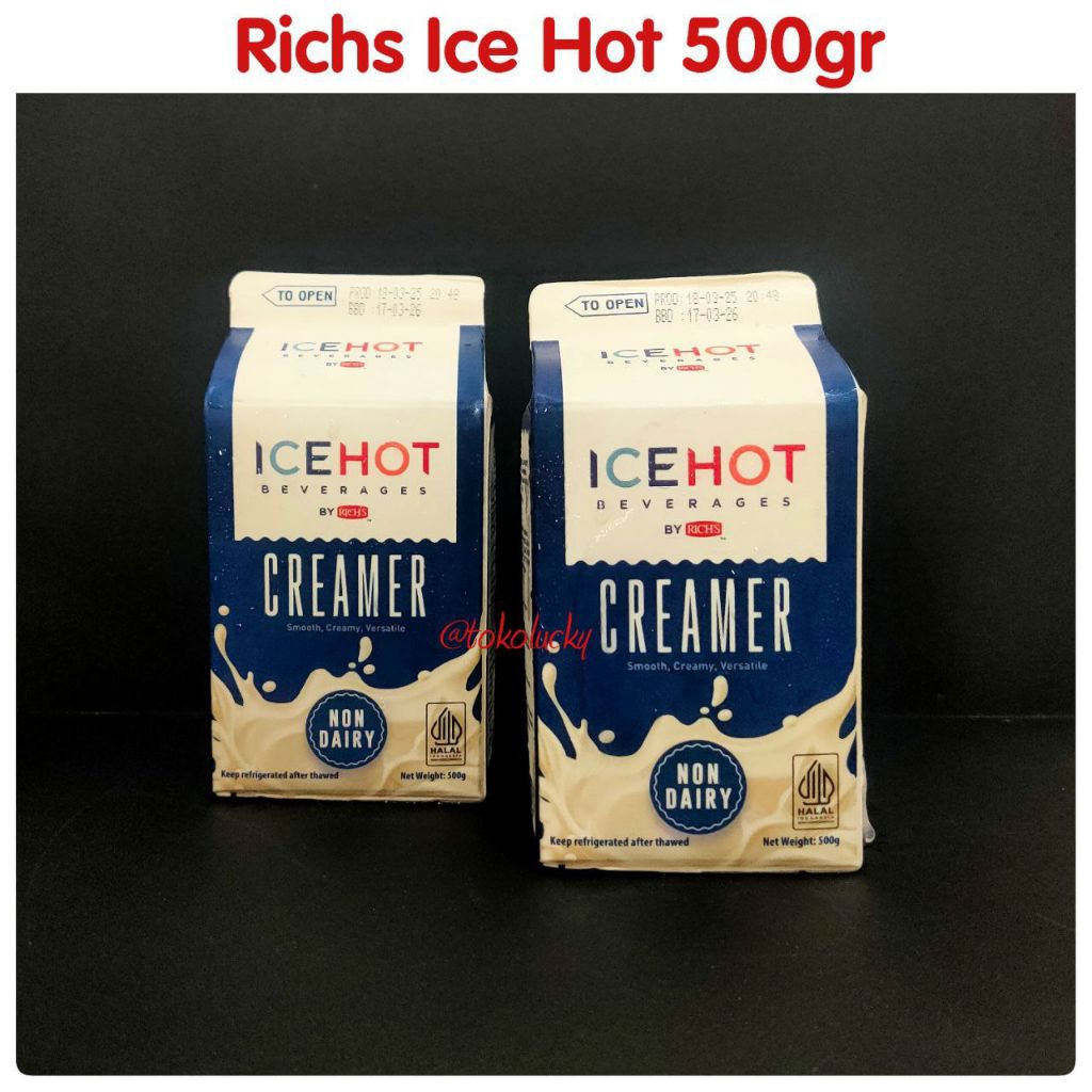 

Rich Ice Hot 500gr/rich ice hot/rich/whipping cream