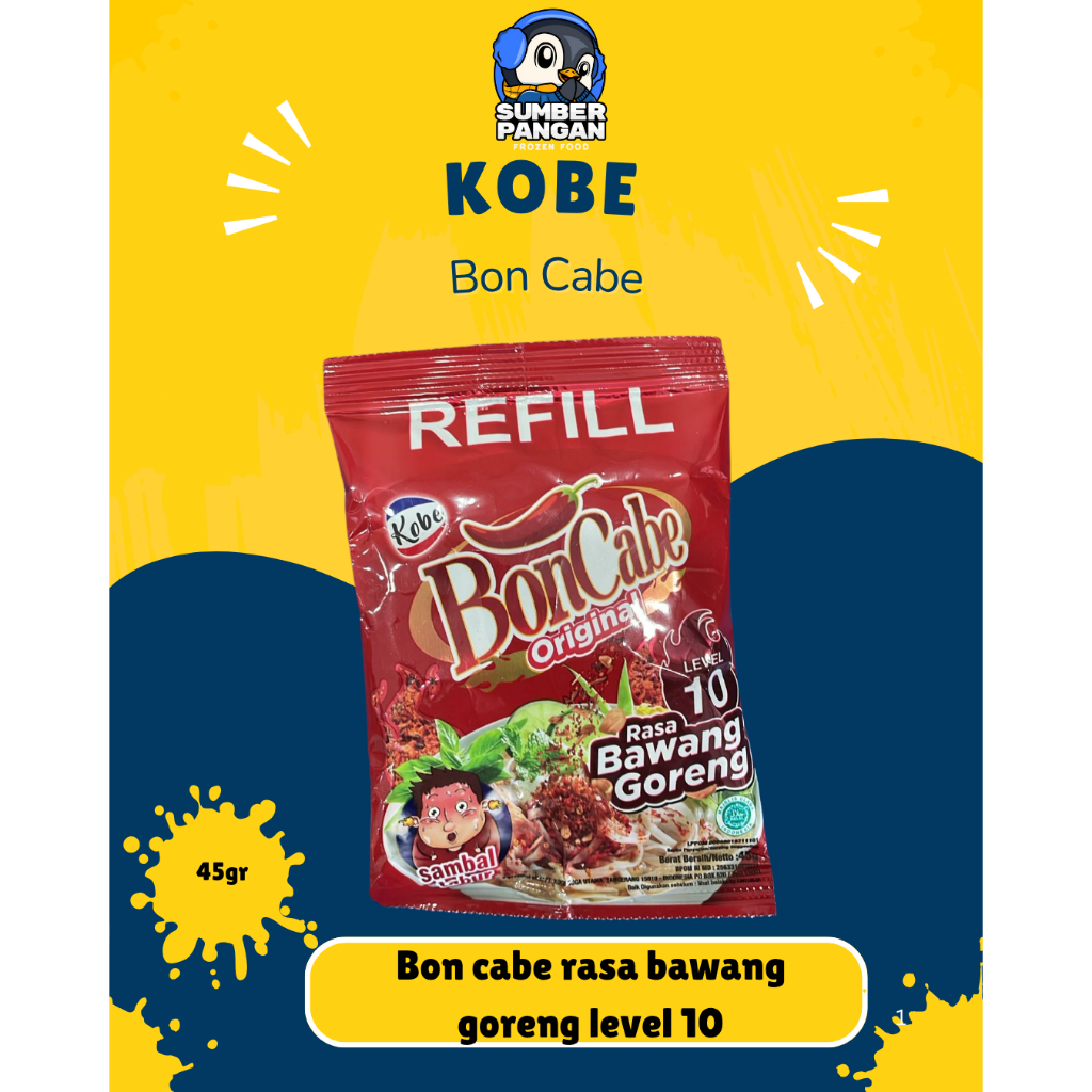 

Bon Cabe Refil rasa original lv15,original lv30,rasa bawang goreng lv10