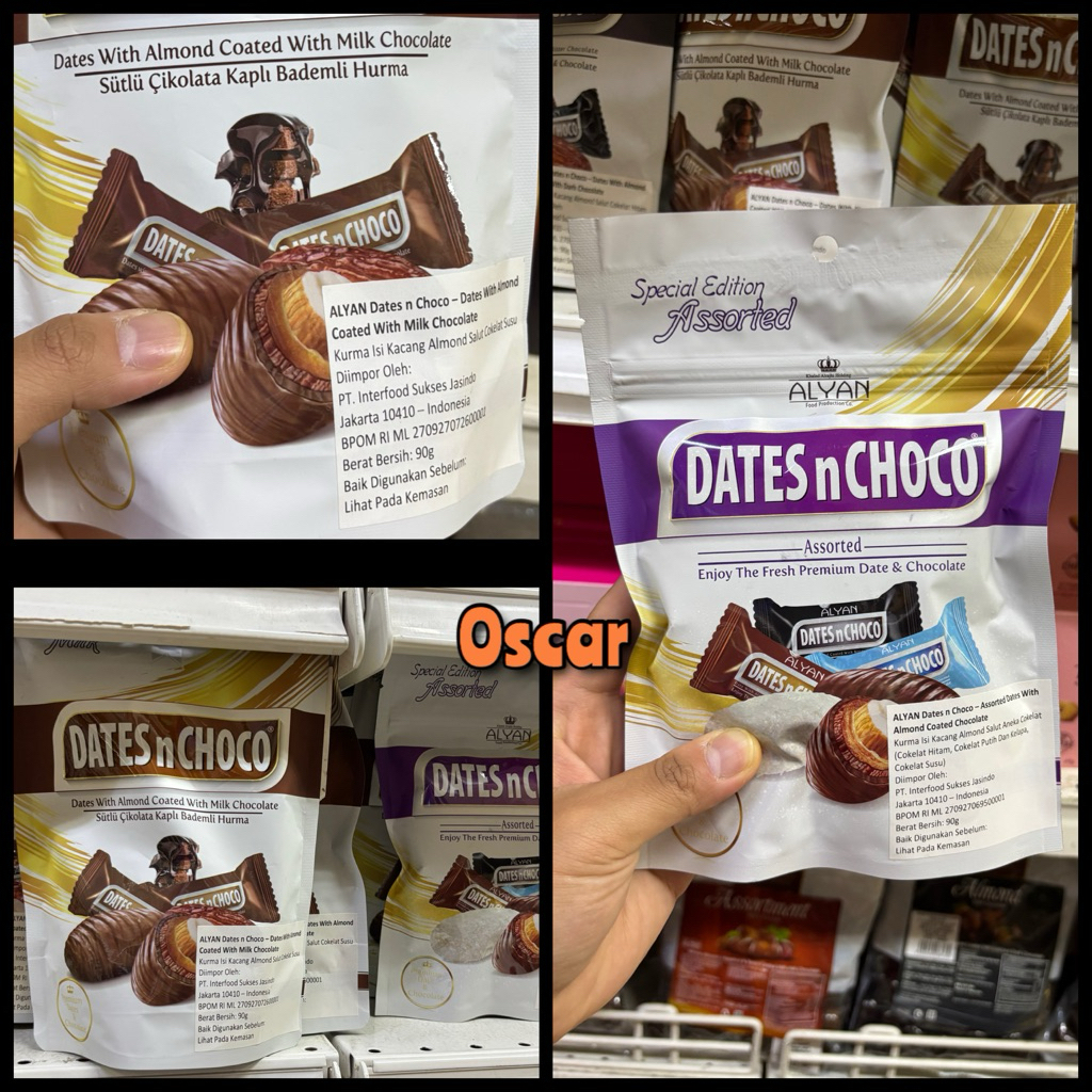 

Alyan Coklat Kurma 90g Chocolate