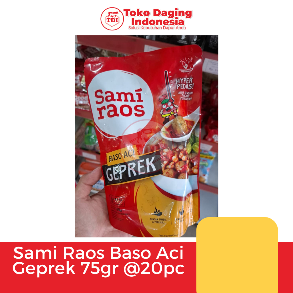 

Sami Raos Baso Aci Geprek 75gr