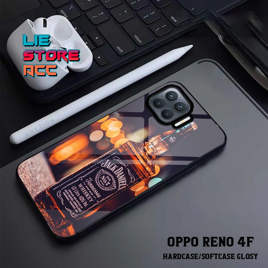 liestore_acc Case OPPO RENO 4 / RENO 4F / RENO 4 PRO Motif [ MINUMAN ] Hp Glossy Casing Hardcase Sof