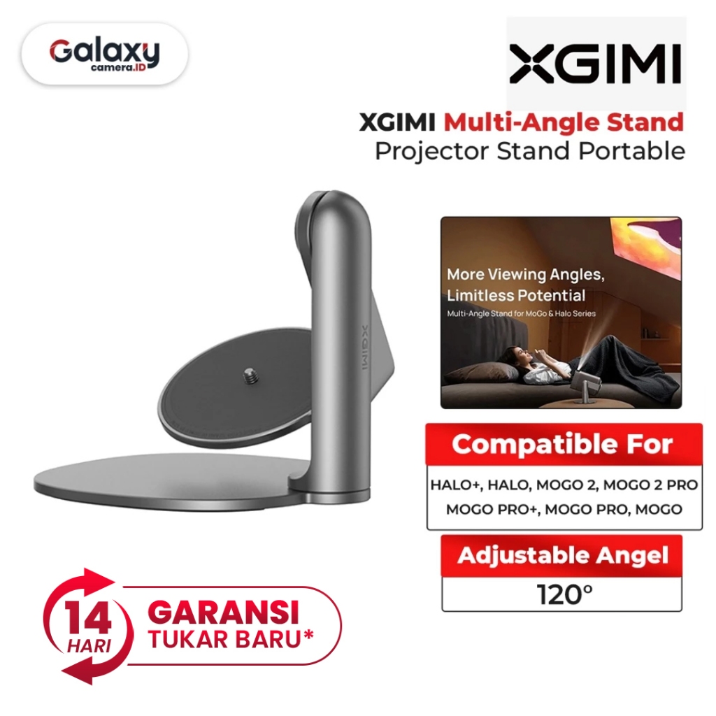 XGIMI Multi-Angle Stand for XGIMI MoGo & Halo Series XGIMI Projector Stand Portable Proyektor Garans