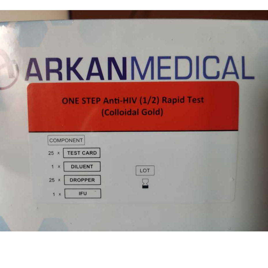 Arkan Rapid test HIV cassete | Arkan medical hiv test cassete | Rapid test hiv Arkan