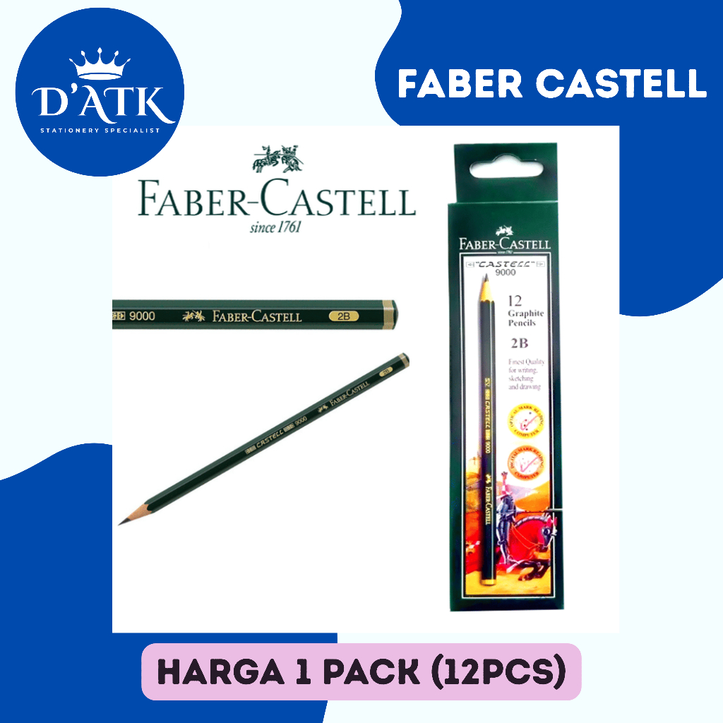 

D'ATK Stationery Pensil 2B FABER CASTELL 1 Pack (12 PCS)
