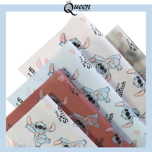 

20 LEMBAR Kertas Buket Cellophone Karakter Carton Lucu Anak KB86