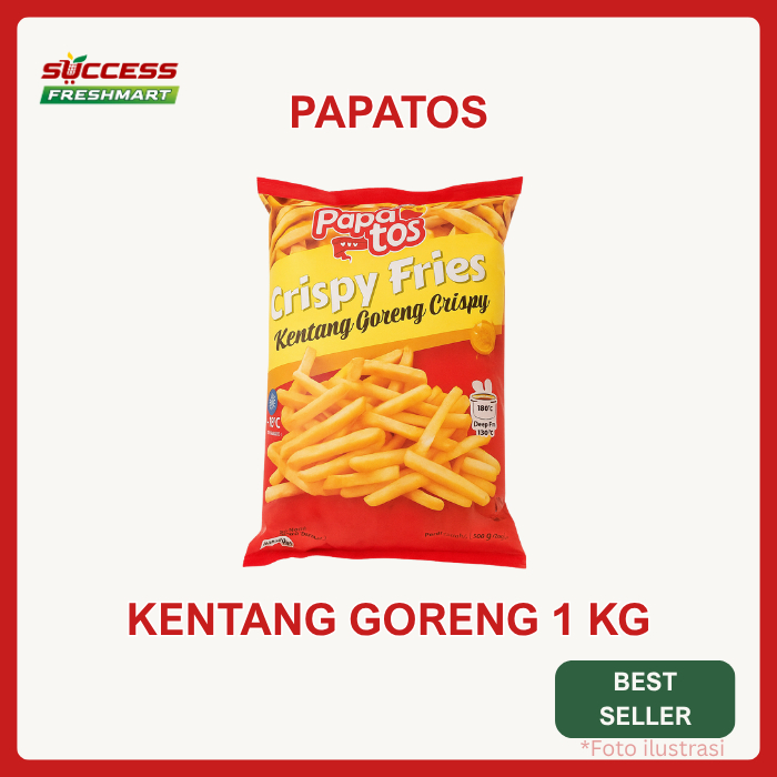 

Papatos Kentang Goreng 1 kg