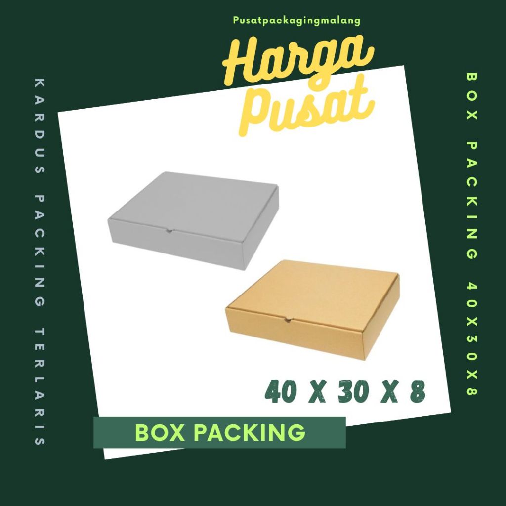 

Box 40x30x8 LD Dus Kemasan ROBIN Packing Karton Kotak Topi Souvenir Kardus Hampers MUKENA
