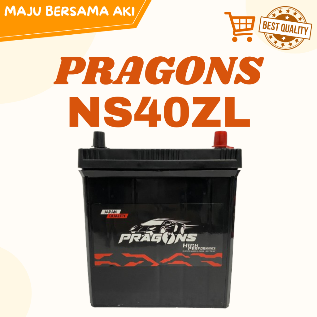 Aki Mobil Datsun Go PRAGONS NS40ZL Aki kering 40Ah