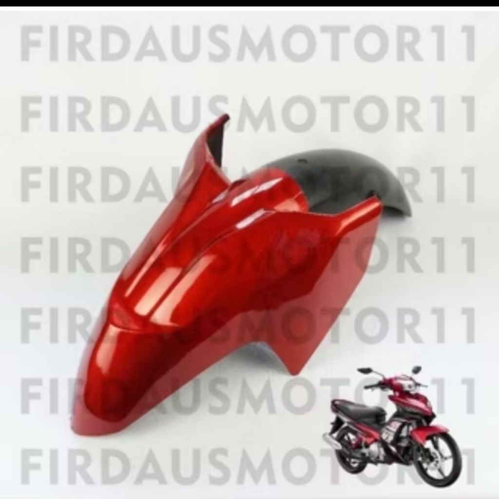 Spakbor depan Yamaha Jupiter MX 135 new hitam merah biru