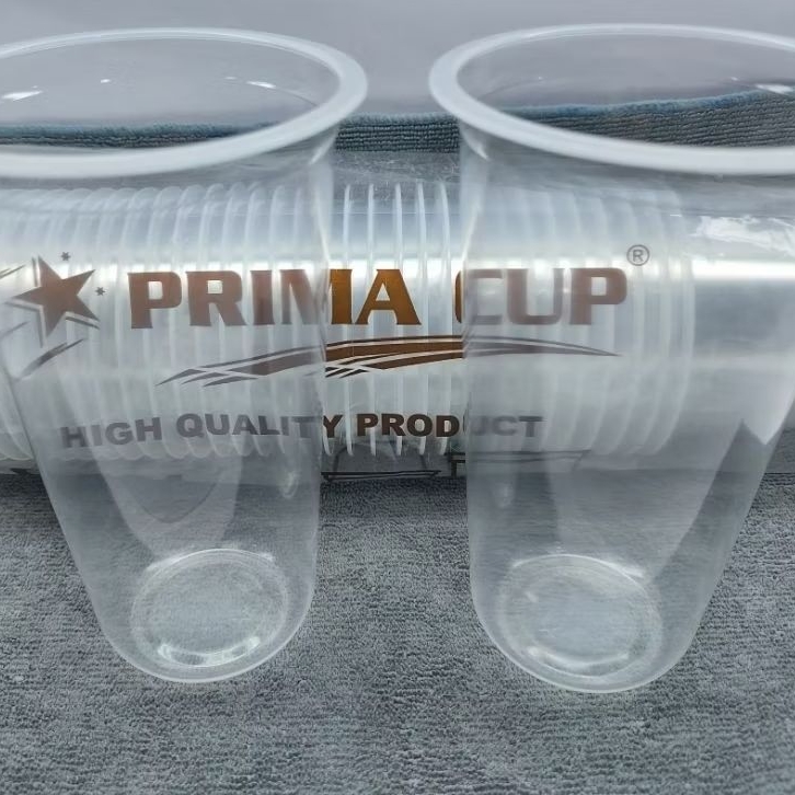 PRIMA OVAL 22OZ/GELAS PLASTIK OVAL PRIMA CUP 22oz(1BKS)