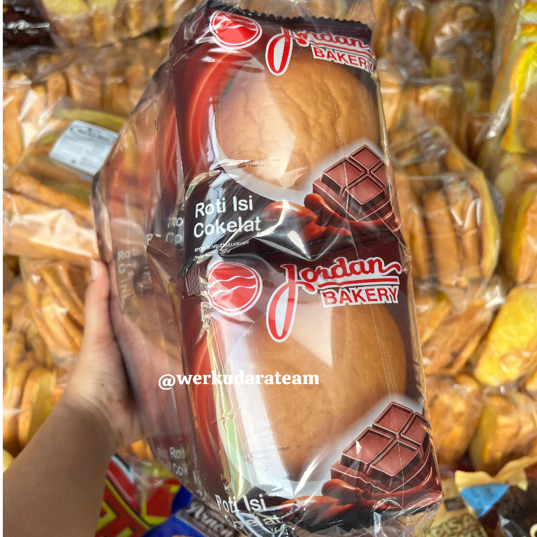 

(ISI 10 PACK) ROTI isi cokelat / roti manis jordan / roti rasa cokelat