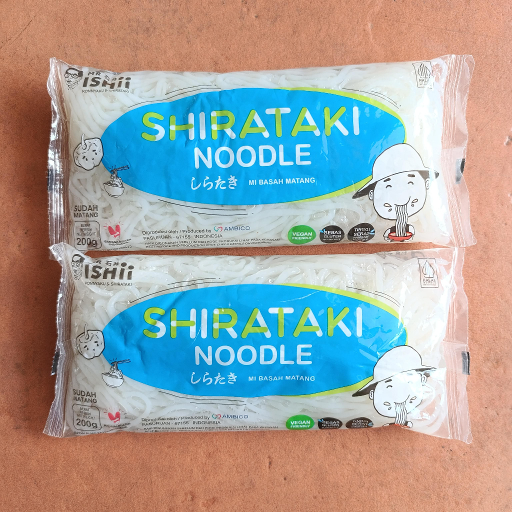

Ishi shirataki/ ito- komnyaku 200gr (shirataki basah) keto diet
