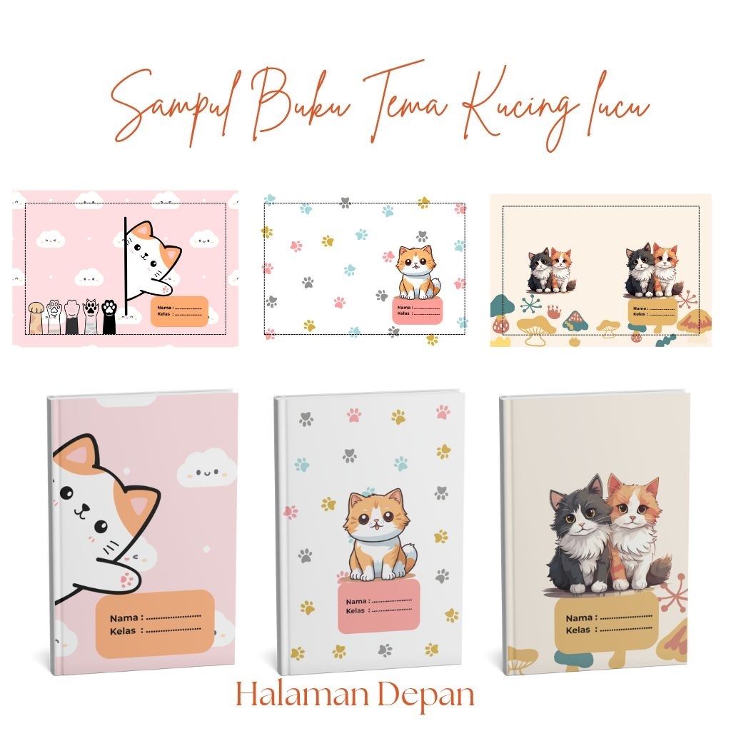 

Sampul Buku Tema Kucing Lucu