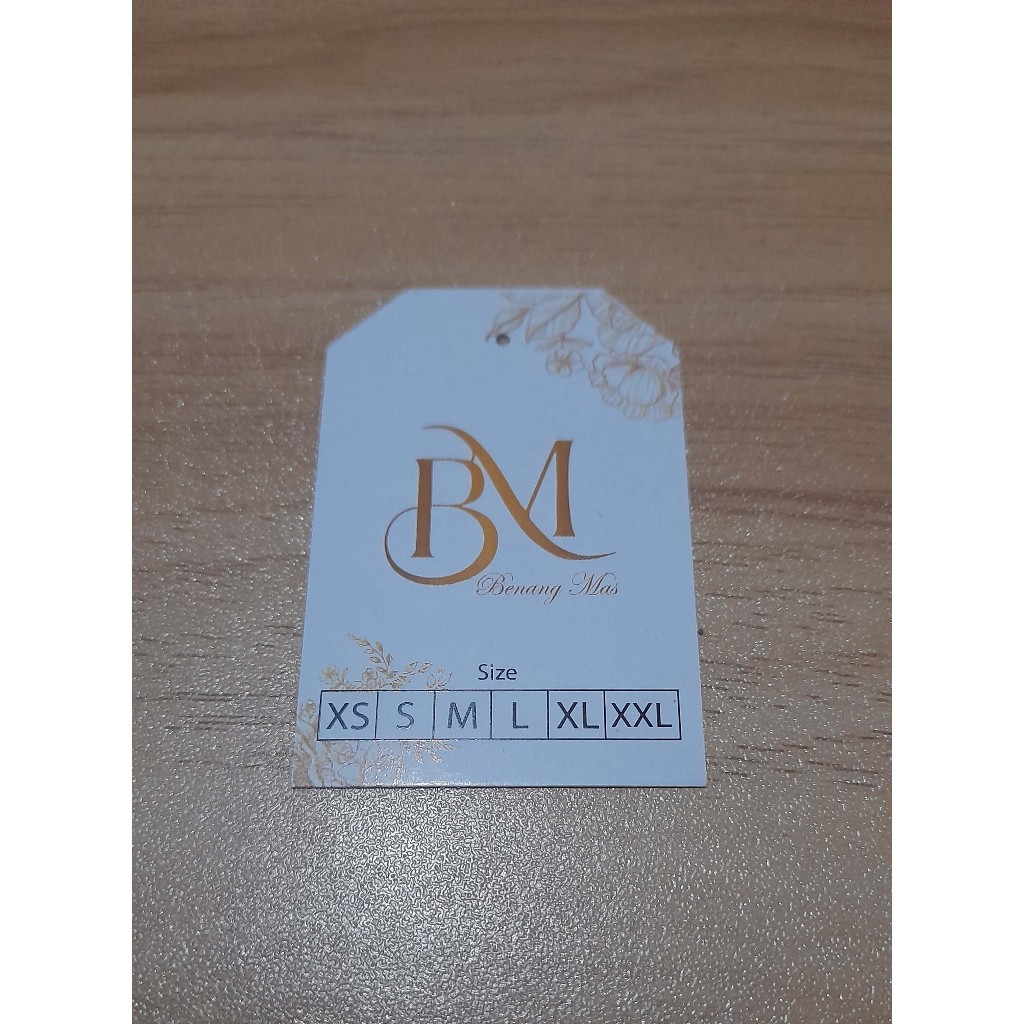 

Hangtag Mukena Baju Celana Distro