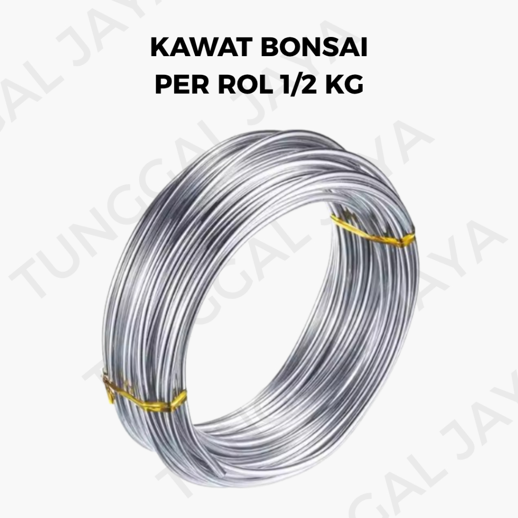 Kawat Bonsai Ukuran 2mm 2.50mm 500gr Per Roll/Kawat Bonsai Aluminium