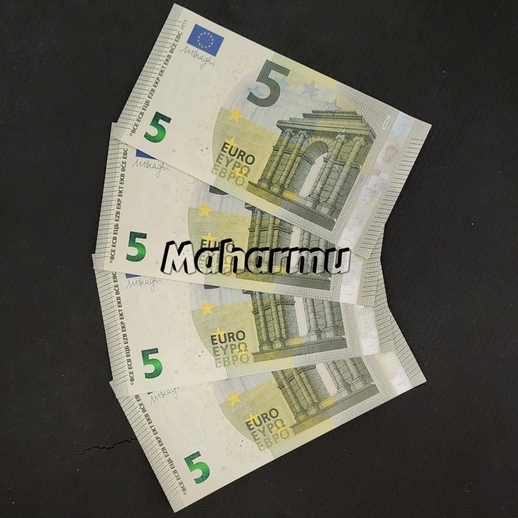 Eropa Euro Uang Asing Kuno 5 Euro