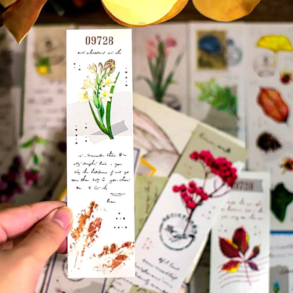 

[1pcs/ Random] Pembatas Buku Aesthetic Vintage/ Bookmark Kertas Kartun Lucu Bear Korean Beruang