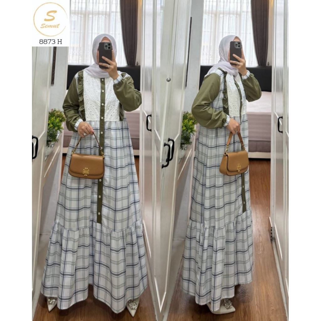 Gamis katun linen