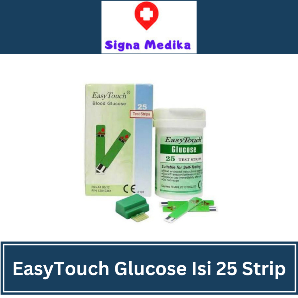 EasyTouch glucosa/ gula Isi 25 Strip