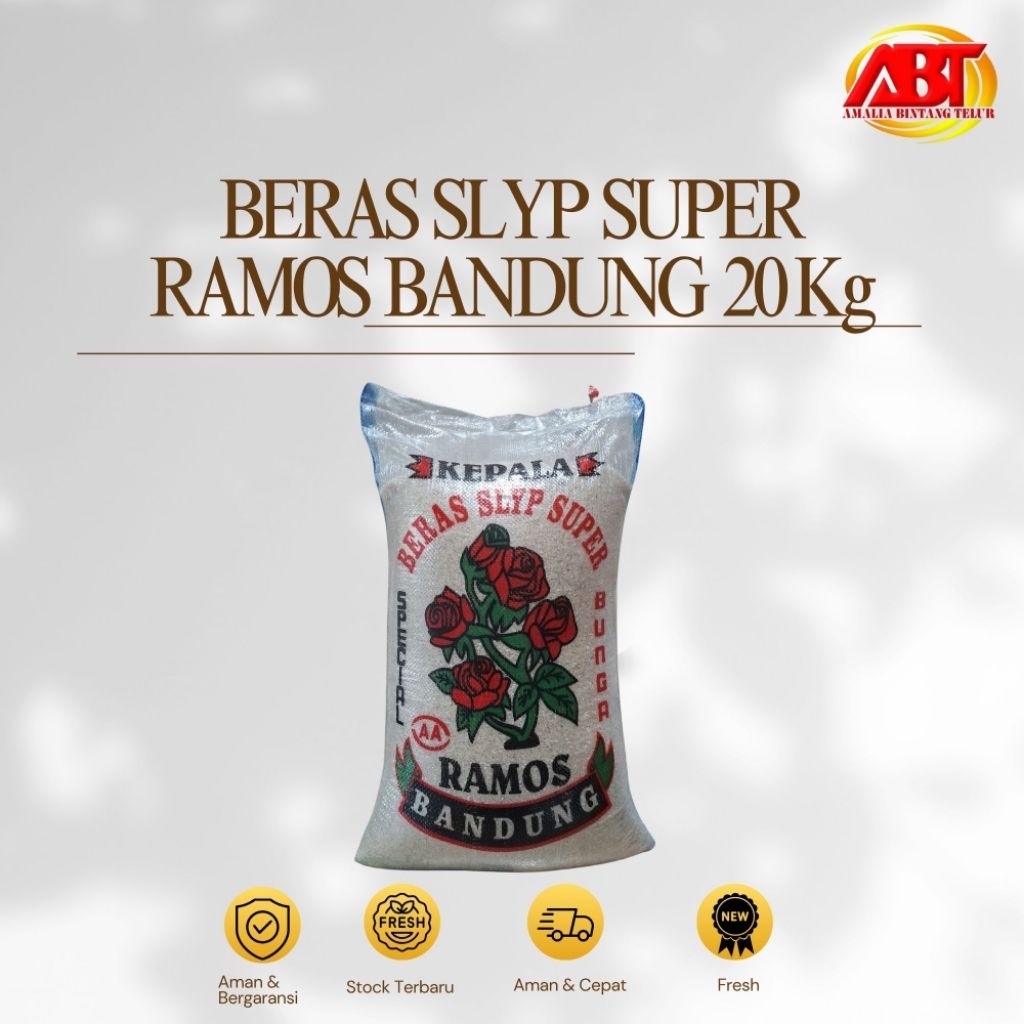 

ABT - Beras Pulen Ramos Bandung 20kg Enak,Bersih dan Putih (FRESH-AMAN-BERGARANSI)