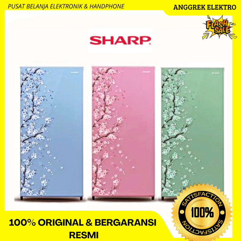 Kulkas Sharp 1 Pintu Sakura SJ 162 ND | Lemari Es Sharp | Kulkas 1 Pintu  GARANSI RESMI