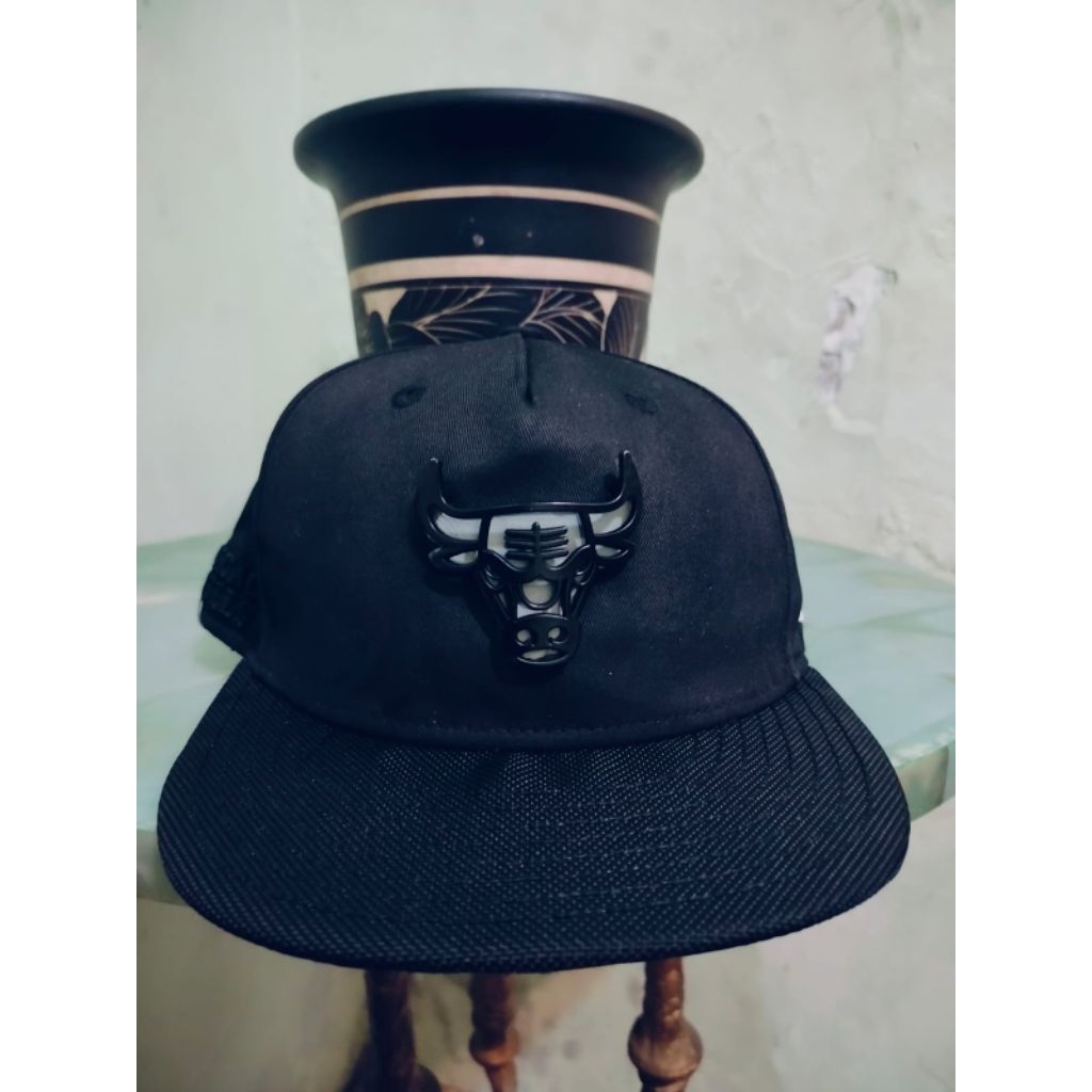 Topi Chicago buls logo besi hyflat