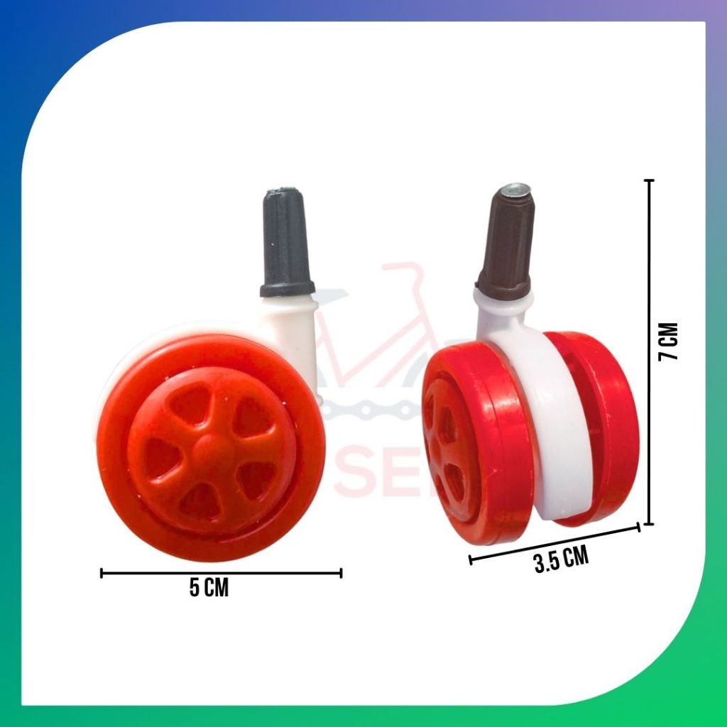 Roda Baby Walker Hokiku Sparepart Alat Bantu Jalan Bayi Siap Langsung Pakai